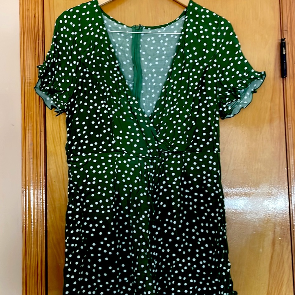 Polka dot romper
